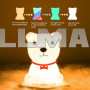 Детский силиконовый ночник Собачка Puppy RGB + тёплый белый